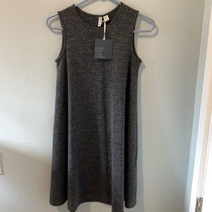 Gray Soft Sleeveless Sweater Dress Womens XS
